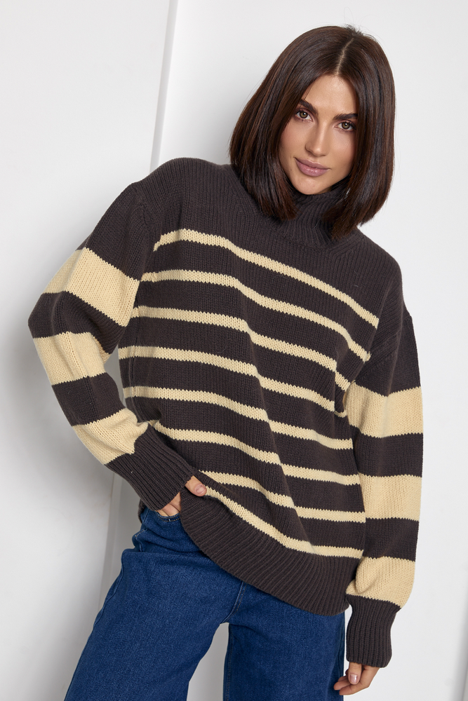 Viviami 0169 Светр жіночий в полоску