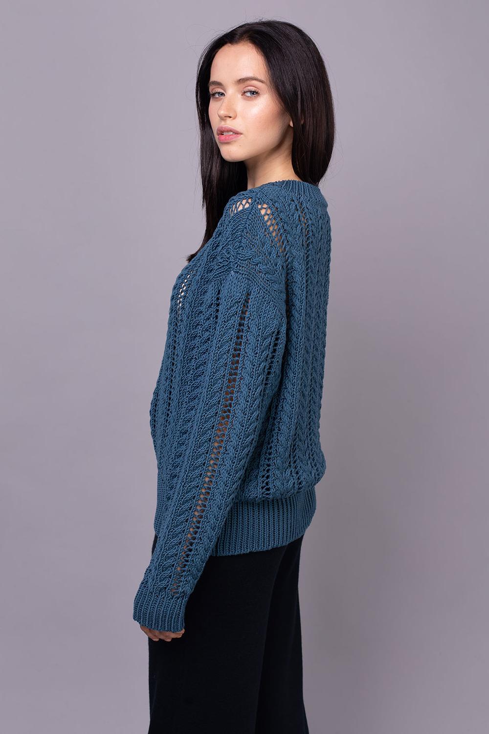 Ажурний джемпер 0077