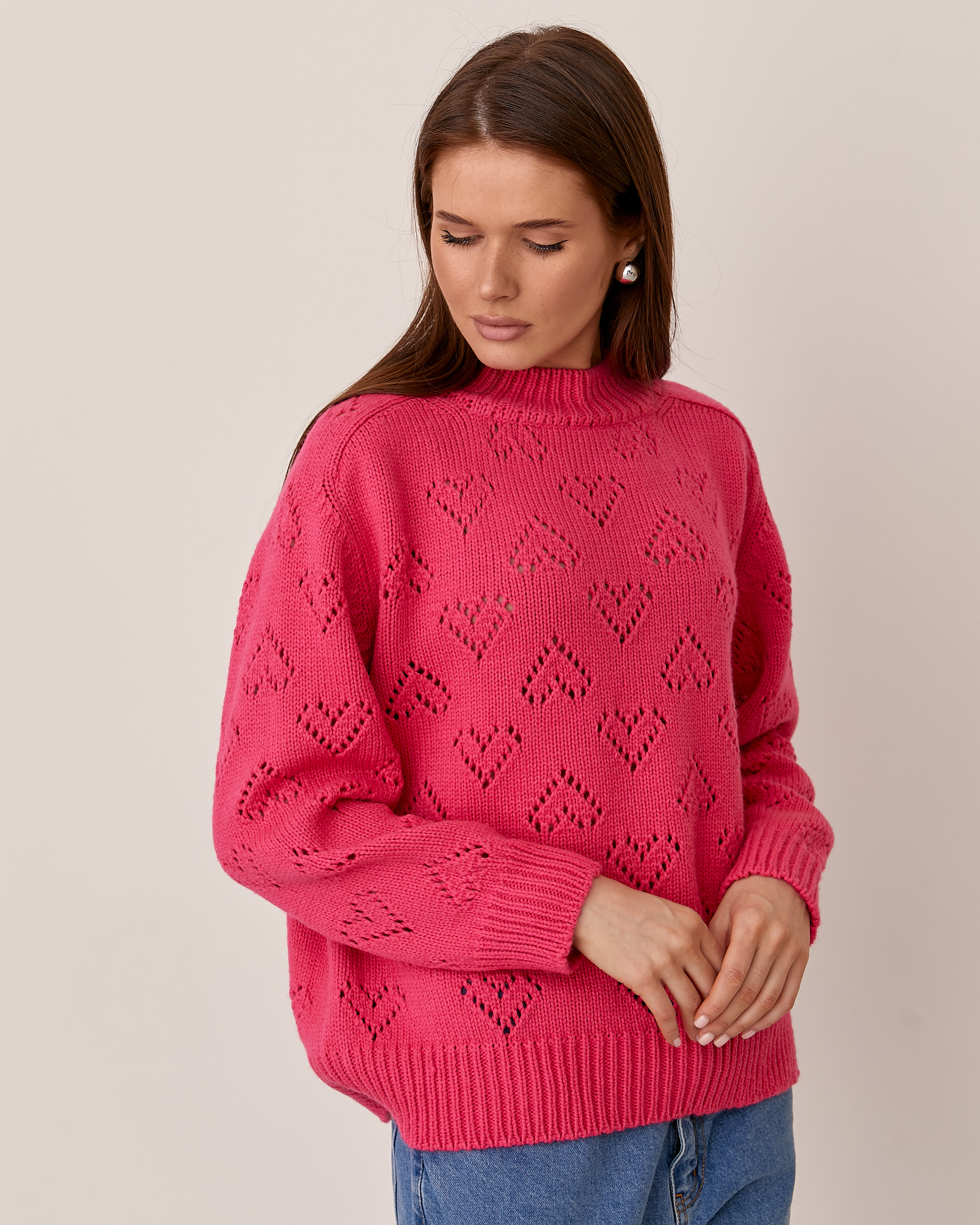 Viviami 0205 Джемпер жіночий "Сердечка"