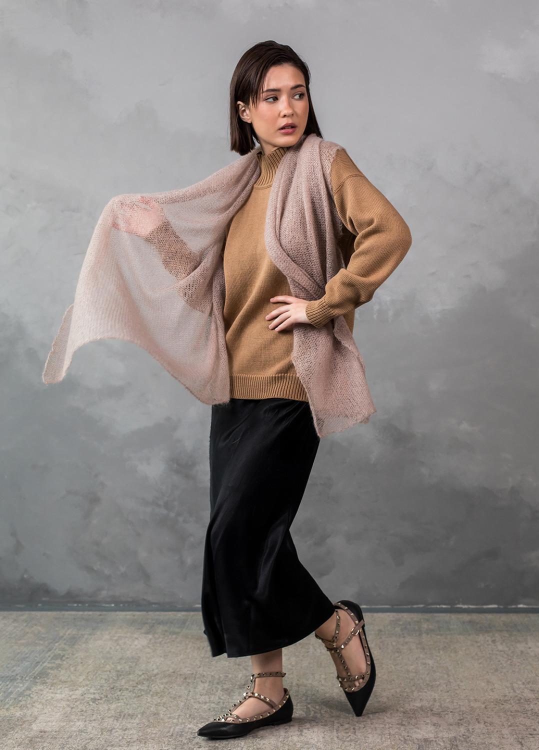 Мохерова шаль 0126