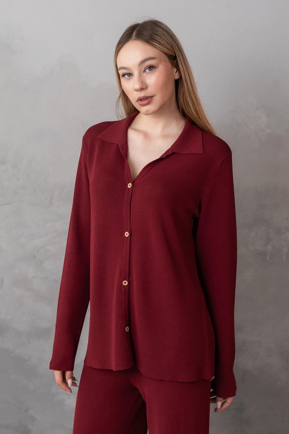 Кардиган-сорочка з віскози 0115