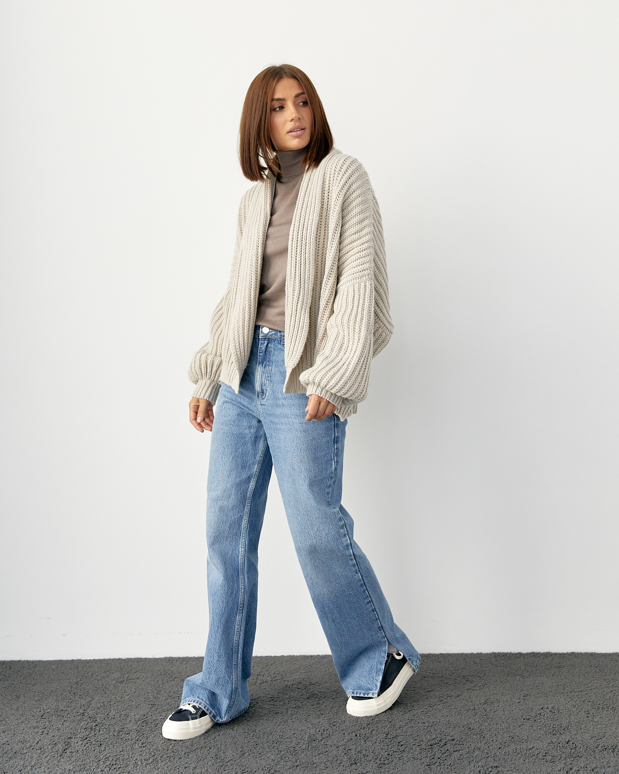 В'язана куртка-кардиган 0128