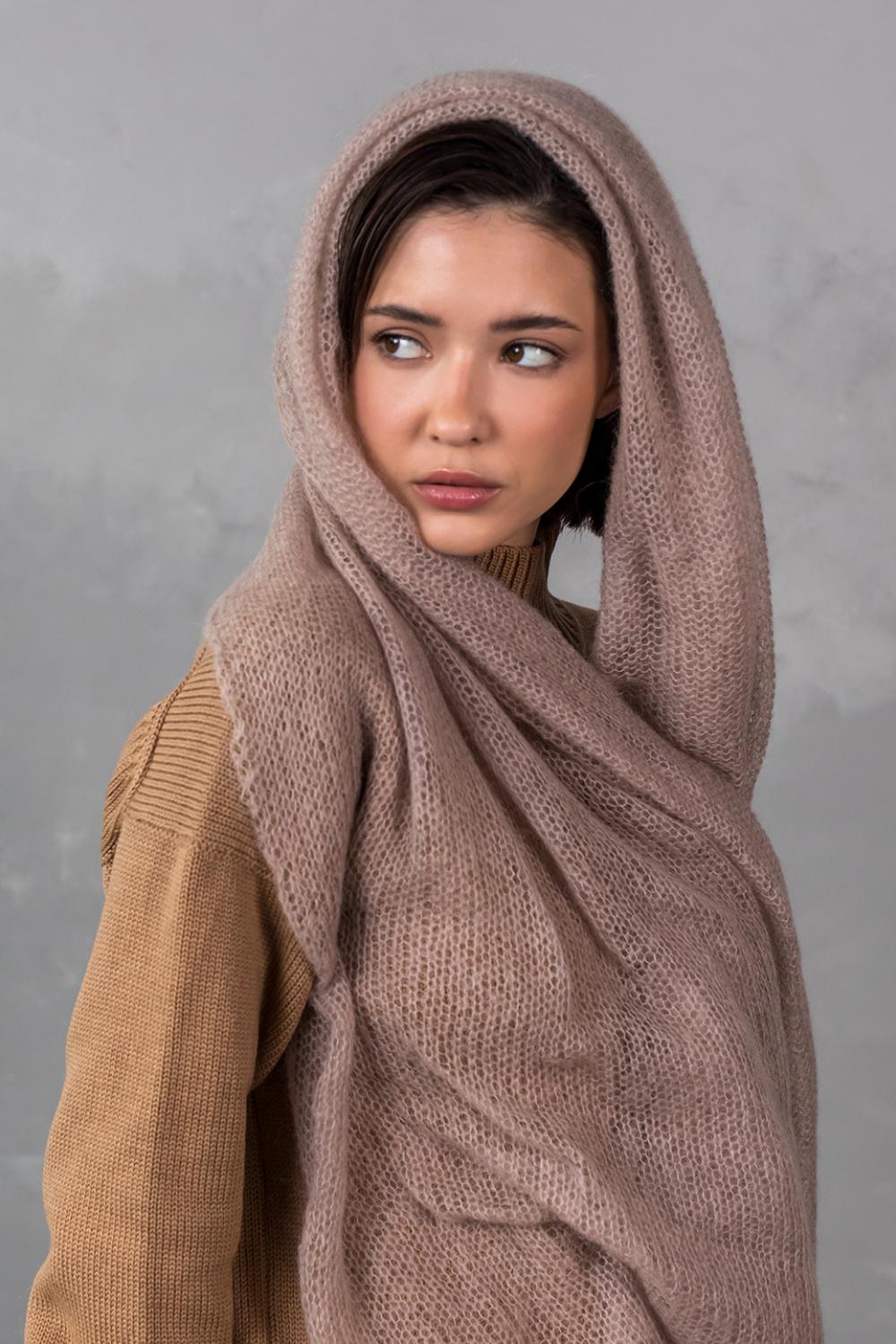 Мохерова шаль 0126