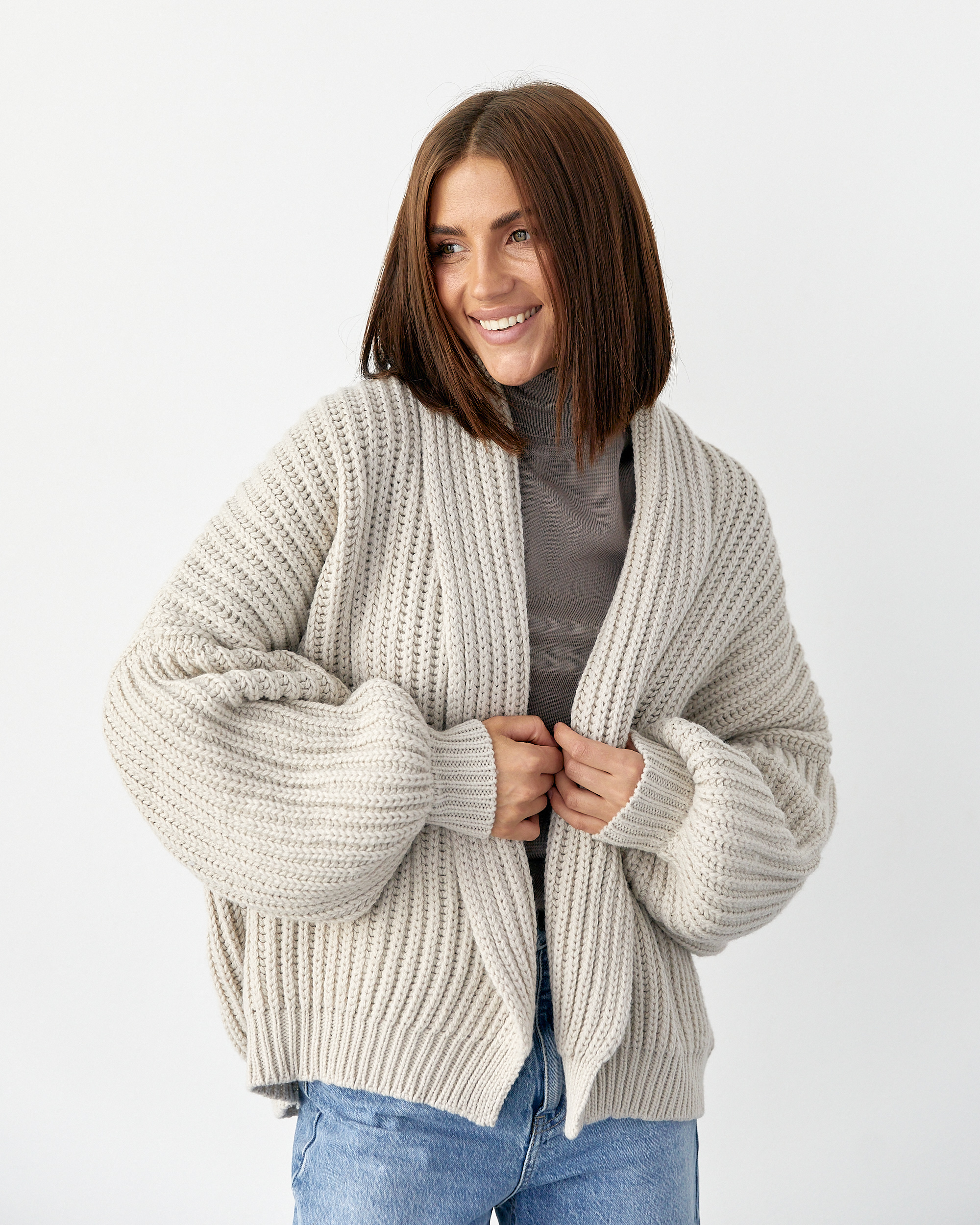 В'язана куртка-кардиган 0128