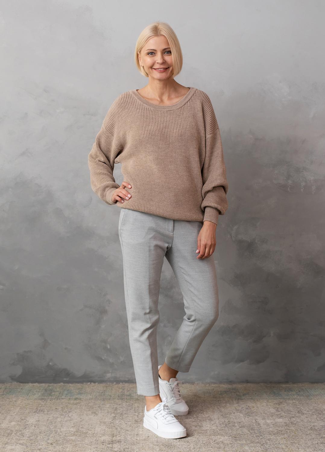 Джемпер англійською резинкою 0065