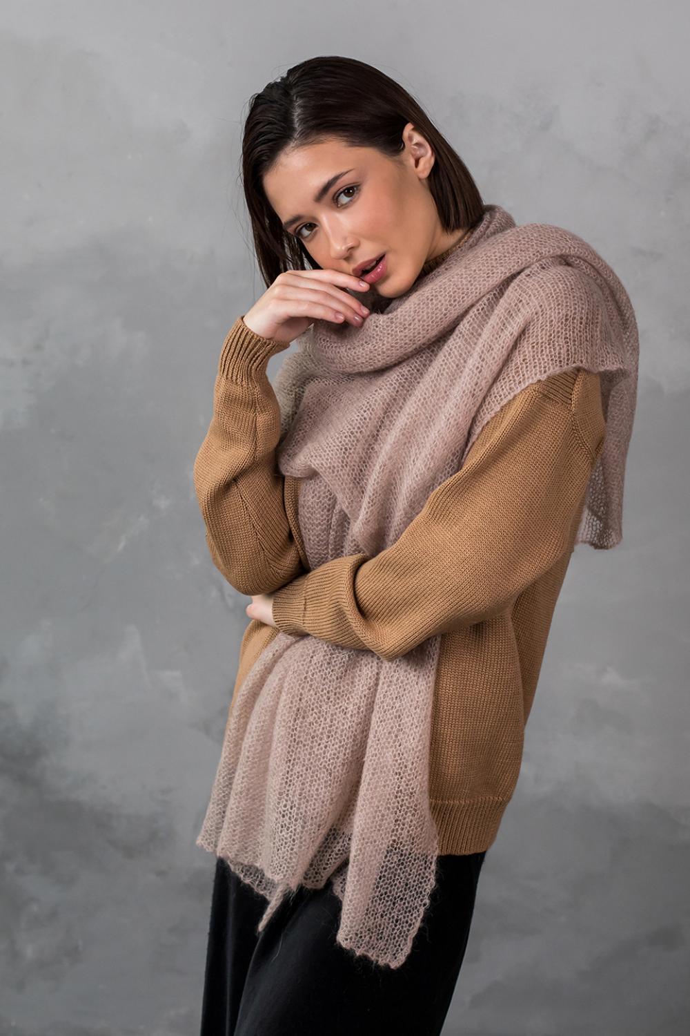 Мохерова шаль 0126