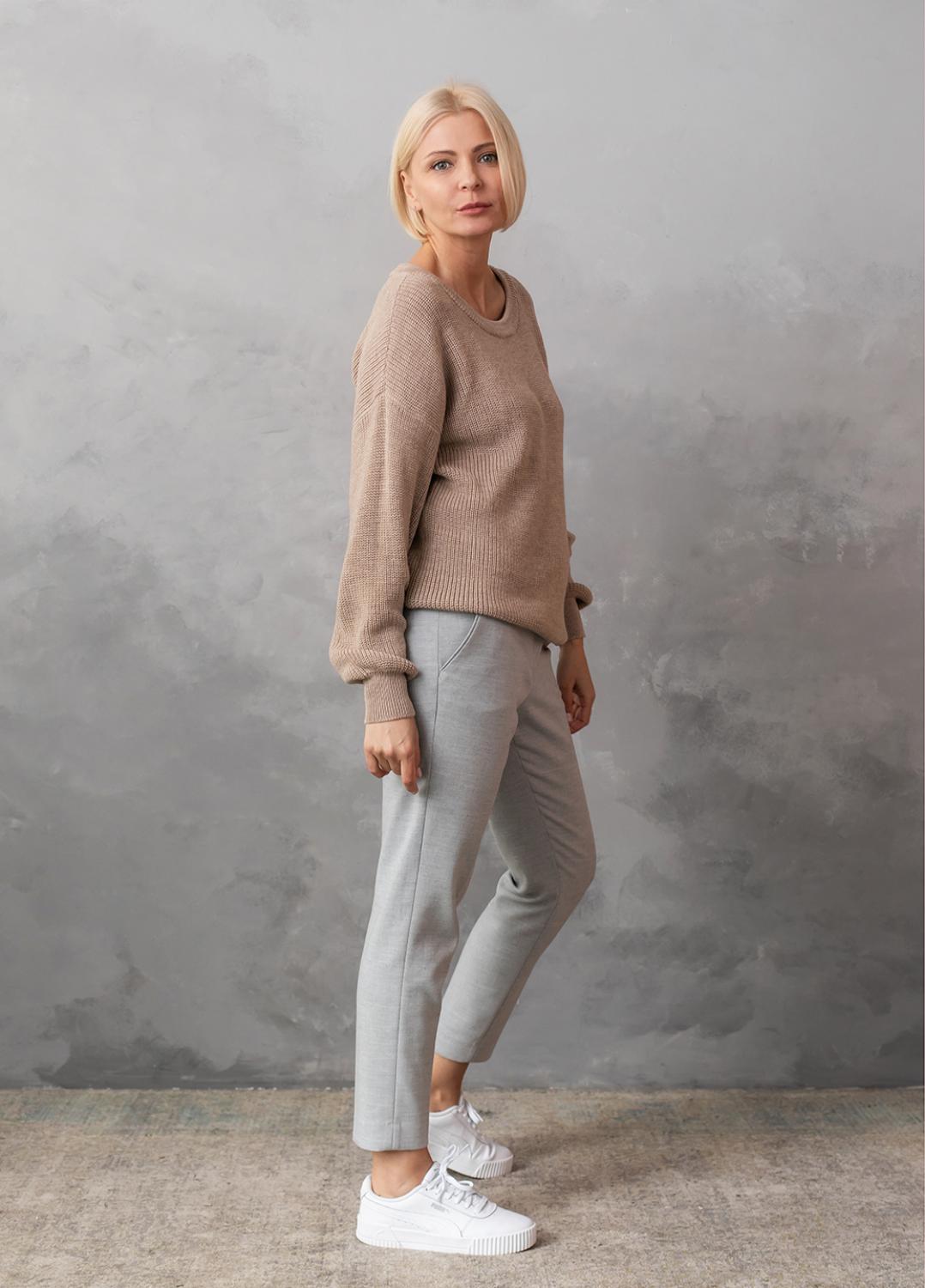 Джемпер англійською резинкою 0065