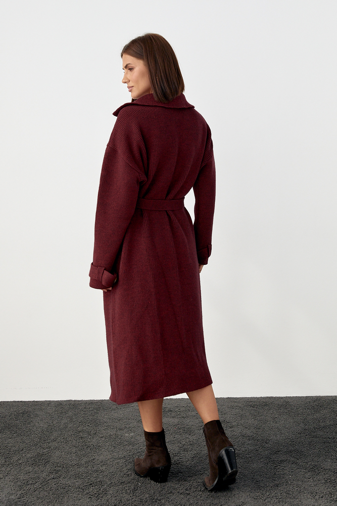 Пальто в'язане жіноче 0159