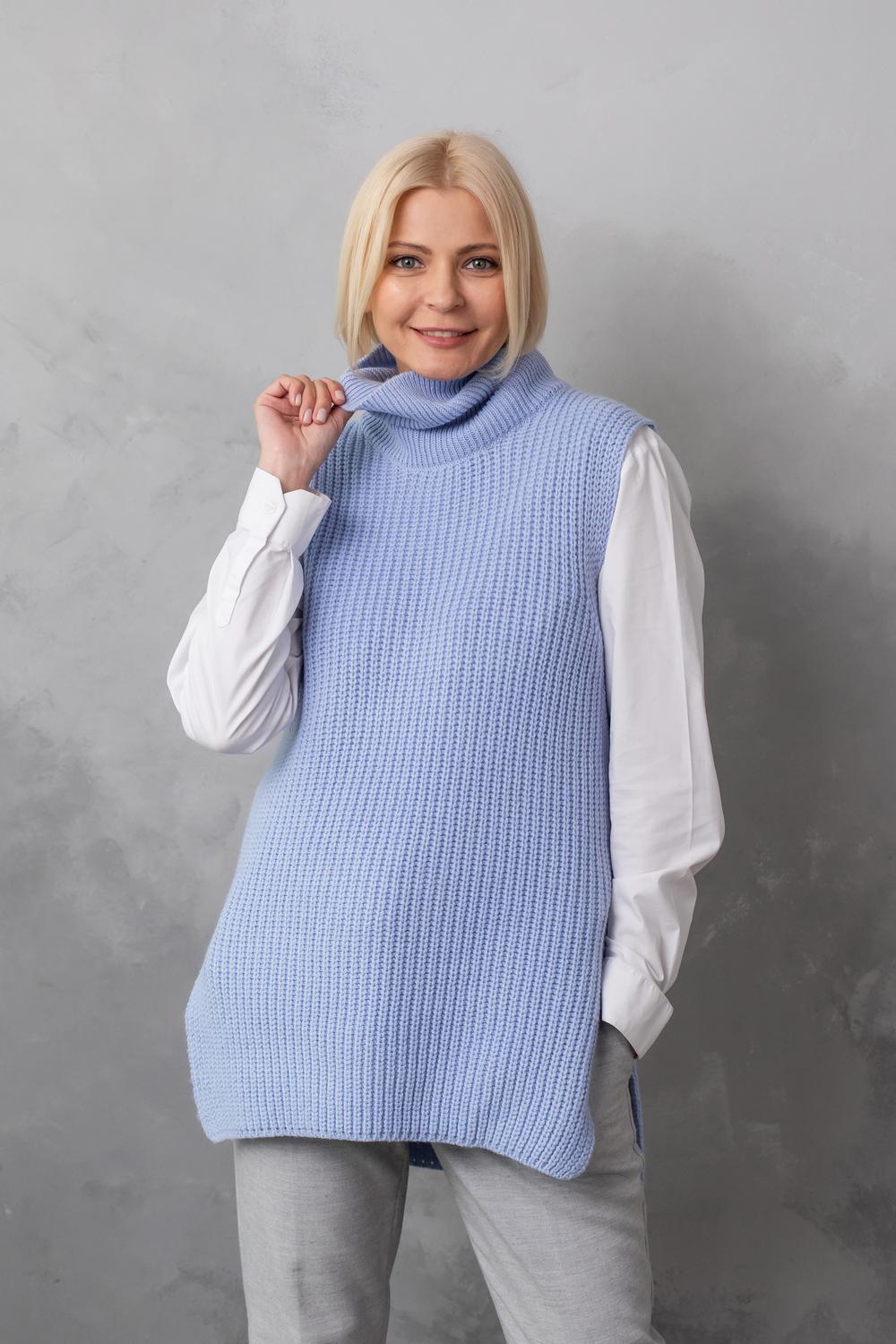 Жилет з високою горловиною 0109